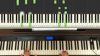 Renesmee's Lullaby, film Twilight, short piano tutorial, Synthesia