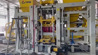 Servo Motor Vibration Machine TPM8000G for Paver Stone, Paving Brick Production