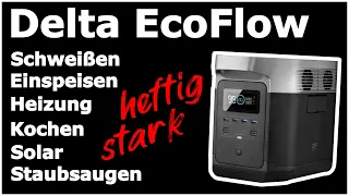 Die stärkste mobile Stromversorgung für Camping Werkstatt und Blackout 🔋🔌 | Delta EcoFlow