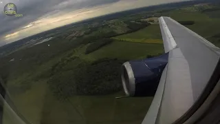 Classic B737-200 Pratt & Whitney JT8D Engines with RARE Vortex Dissipator during Takeoff! [AirClips]