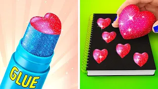 AWESOME DIY SCHOOL HACKS || Easy Craft Ideas You Need To Know By 123 GO!