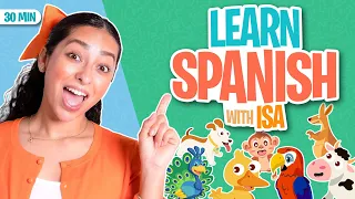 Aprende Peque con Isa- Aprende Los Animales en Español - Learn the Animals in Spanish