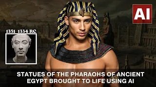 Statues of the Pharaohs Of Ancient Egypt Brought To Life Using AI! Let’s look at the miracle!