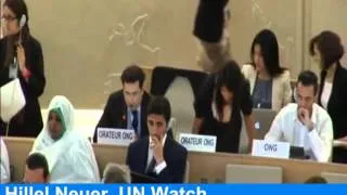 EU walks out on anti-Israel UN debate * Arab states outraged * Hillel Neuer speaks out