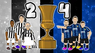 🏆Juventus 2-4 Inter🏆 Inter Win the Coppa Italia Final 2021/22 (Parody Goals Highlights Perisic)