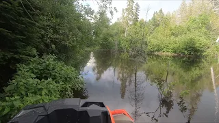 2023 Can-Am Outlander XMR's 1000r Through Branches and  Beaver Dams