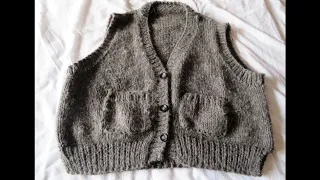 26. Fibre Love Knitting Podcast | Vest No.5 | Nutiden | Manchelopi | Patterns for Unspun Wool