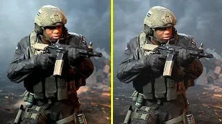Call of Duty Modern Warfare PS4 vs PS4 Pro Alpha Graphics Comparison 4K