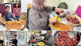 Annem ramazan hazırlıkları Güler ev temizliği 🧹