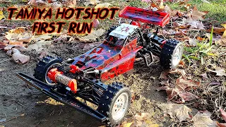 Tamiya Hotshot First Run 3000kv brushless setup