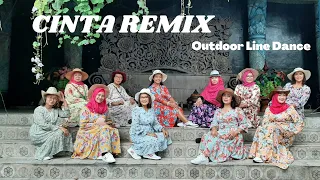 CINTA REMIX 2022 Line Dance | Choreo by Tina Dany | Demo by OUTDOOR LINE DANCE