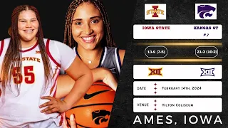 Iowa State vs No. 7 Kansas State | Big 12 | 2.14.24