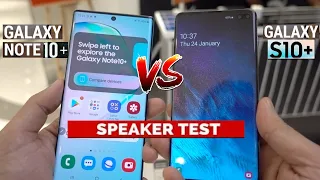 Galaxy Note 10 plus vs Galaxy S10 Plus Speaker, Display & Design Comparision!