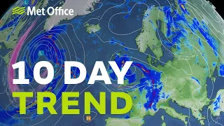 10 Day Trend - wetter then drier, then what? 18/08/21