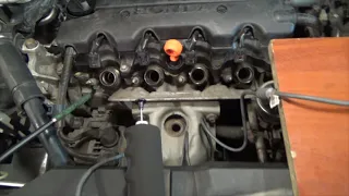 Хонда CRV двигатель R20A после димексида! 200 тысяч км пробег. Видеоэндоскопия