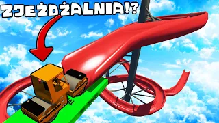 ❄️ KIEDY SAMOCHODY ZJEŻDŻAJĄ PO ZJEŻDŻALNI XD | BEAMNG.DRIVE |