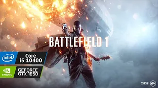 i5 10400 & GTX 1650 | Battlefield 1 | Ultra settings | 1920x1080