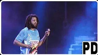 J Cole Performs 1985 Accapella Live In Front of Lil Pump .
