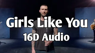 Maroon 5 - Girls Like You 16D Audio | Use Headphones