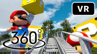 Super Mario Bros Roller Coaster 360│Extreme Roller Coaster│VR 360° #video #vr360