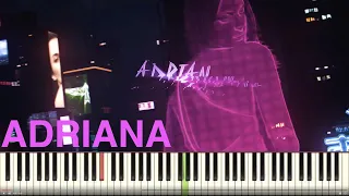 🌟Adriana🌟Raf Camora🌟Piano Tutorial Instrumental Cover🌟