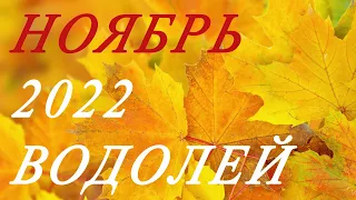 ВОДОЛЕЙ. ТАРО-ПРОГНОЗ на НОЯБРЬ 2022г.