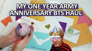 💌 BTS HAUL & UNBOXING | My One Year Army Anniversary 💜 (Broadcast PCs, Pins, Wings, Persona, MOTS)