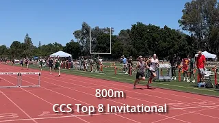 2024 CCS Top 8 800m