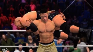 WWE 2K15 Walkthrough - 2K Showcase Walkthrough Part 16 - Hustle, Loyalty, Disrespect  (CM Punk Vs. John Cena Vs. Ryback)