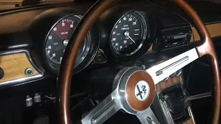 Alfa Romeo 1750 GTV Mark 1 Bertone Coupe 1969 dash