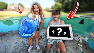 1v1 BUDGET FISH TRAP CHALLENGE! (Boyfriend vs. Girlfriend)