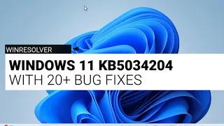 Install 'KB5034204 UPDATE' & Fix Windows 11 Issues 2023 (23H2 | 22H2)