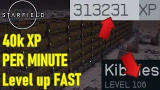 EVEN FASTER leveling exploit, 40,000 xp PER MINUTE in Starfield, level up fast with the best xp farm