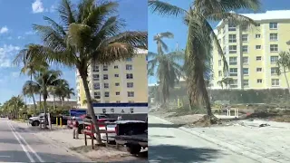 Hurricane Ian Before And After Video ~ Naples, Florida 🌴Storm Surge Destruction Comparison