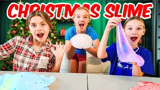Making Christmas Slime! Trinity Gets the Leftovers!!!