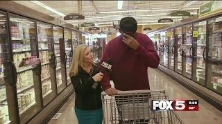 FOX5 Surprise Squad: Veteran Refuses Free Turkey Then Emotionally Breaks Down