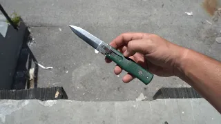 Mikov Predator Leverlock Automatic Knife - Green