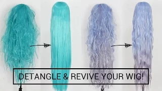 Detangle and Revive Cosplay Wigs Like A PRO + PREVENT TANGLES WHEN WEARING!