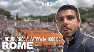 Une Journée au Masters 1000 / WTA 1000 de Rome. (Vlog)