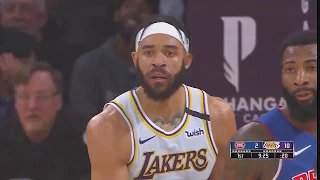 Javale McGee Shocks Lakers With Stephen Curry Range 3 Pointer vs Pistons  2020 NBA Season
