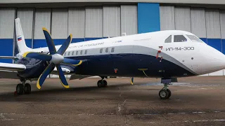 Russian-built Klimov TV7-117ST-01Turboprop Engine And   Il-114-300 aircraft Assembly