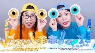 Gold Jelly VS Blue Jelly Challenge DONA