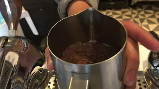 How a barista prepares hot chocolate using Rebel's Drinking Chocolate