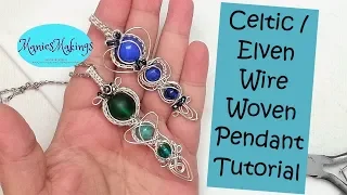 Celtic / Elven Wire Woven Pendant Tutorial