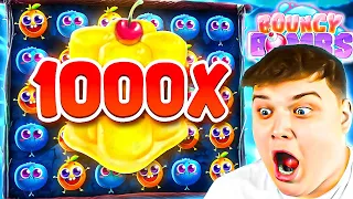 MASSIVE 1000X WIN On NEW BOUNCY BOMBS SLOT!! ★ TOP 5 RECORD WINS OF THE WEEK!