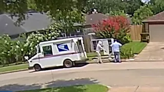 CAUGHT ON CAMERA: Mail carrier robbed at gunpoint in east Harris County