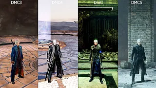 Devil May Cry 3 Vs DMC4 (Moded Vergil) Vs DmC 2013 Vs DMC 5 | Comparison