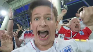 THE MOMENT ENGLAND BEAT COLOMBIA IN A PENALTY SHOOTOUT... | Colombia vs England VLOG