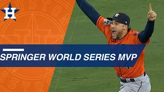 George Springer slugs five World Series home runs to earn MVP honors