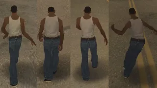 GTA: SA all default walking animations